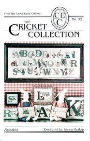 Alphabet #32 Cross Eyed Cricket, Inc.