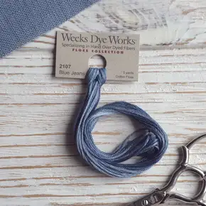 Weeks Dye Works 2107 Blue Jeans