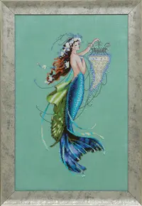Готова вишивка хрестиком за схемою Mirabilia Designs Siren and the Shipwreck MD125 купити в Crazy Cross Stitch