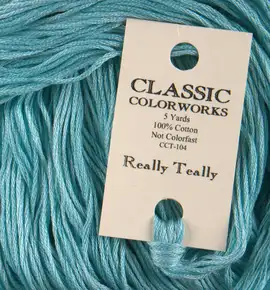Муліне Classic Colorworks Really Teally CCT-104 — високоякісні нитки для вишивки хрестиком та рукоділля, ідеальні для створення насичених та яскравих деталей у ваших творчих проєктах