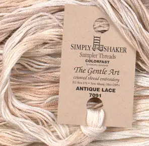 The Gentle Art Sampler Threads Antique Lace White 